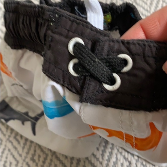 Sz 6-9 mo “Shark” Boardshorts - Picture 5 of 8